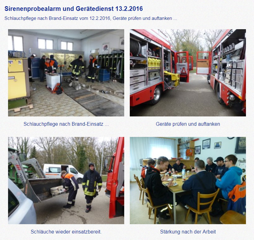 Gerätedienst 13.2.2016