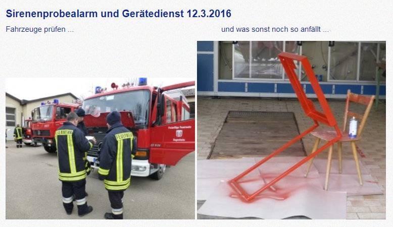 Gerätedienst 12.3.2016