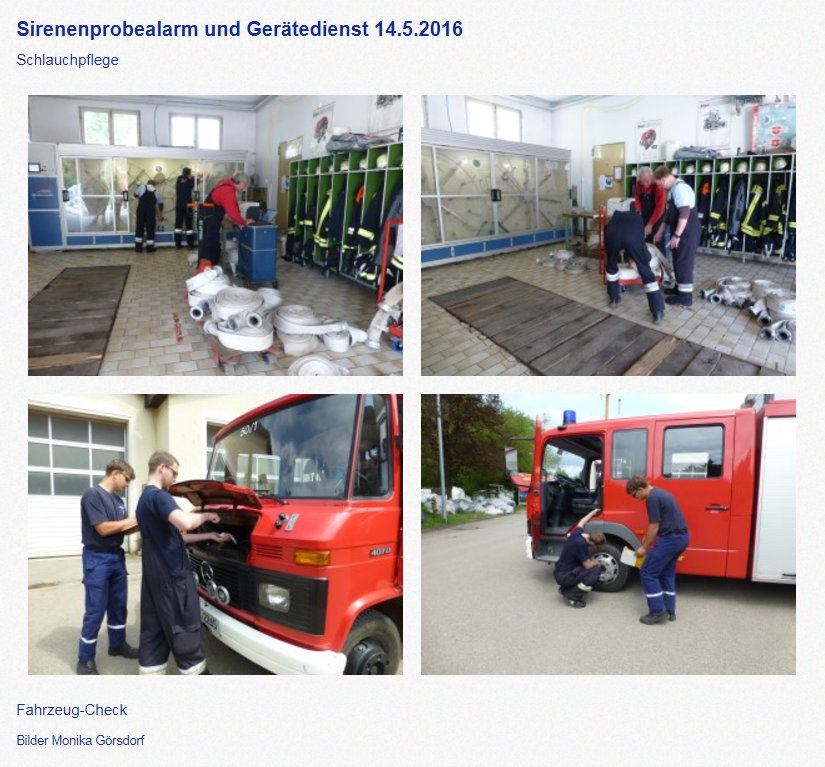 Gerätedienst 14.5.2016