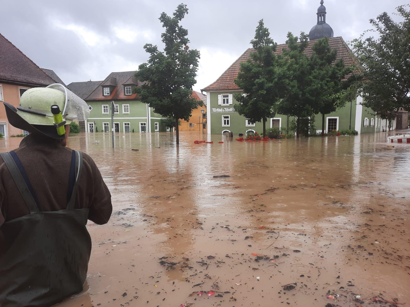 Einsatz Hochwasser 10.7.21