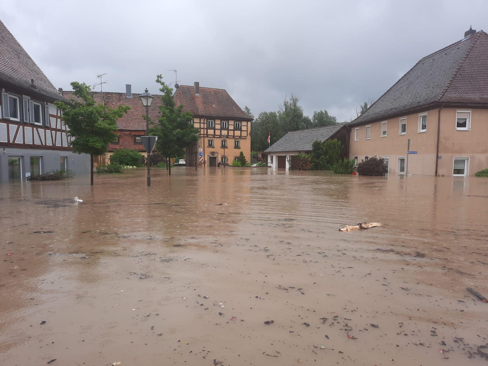 Einsatz Hochwasser 10.7.21